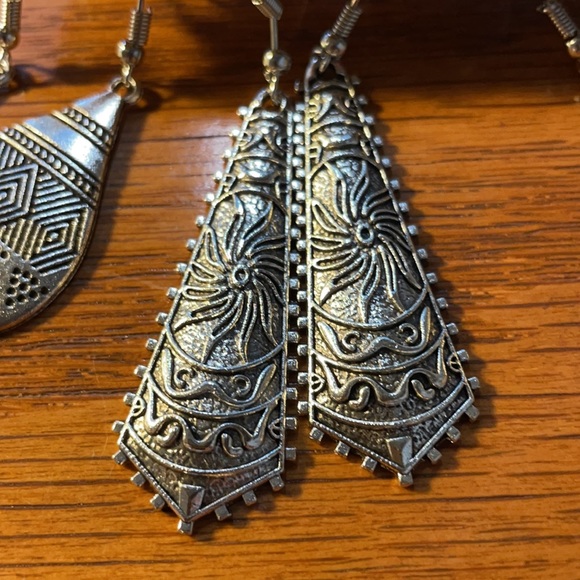 Pearl silver earrings - Picture 3 of 6